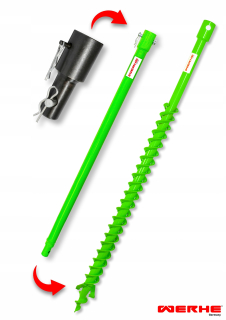 Vrtačka - Vrták na pôdu 60 mm H, predĺženie 60 cm Stihl Werhe
