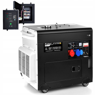 Elektrocentrála - Tlmené Dual 10.6KVA elektrický generátor agregát