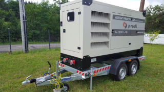 Prenájom agregátu 100 kW, generátor 200 kVA 300