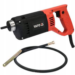 VIBRÁTOR YATO NA BETÓN 1200 W + KOMPAKTOR SPOJKY