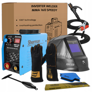 Zvárací invertor -  SET Zváračka Sherman MMA 160 Speedy Electrode