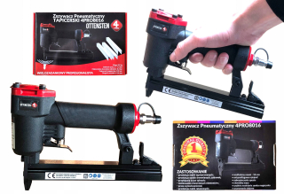 4PRO 4PRO8016 pneumatická zošívačka 4-16 mm čierna