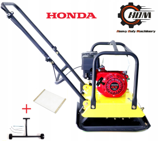 Vibračná doska - Zhutňovač HDM 90 kg motorový automobil HONDA GX160 + tanier