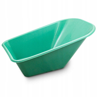 Záhradný fúrik - Náhradný žľab. Krabica. Miska z PVC, zelená 100L