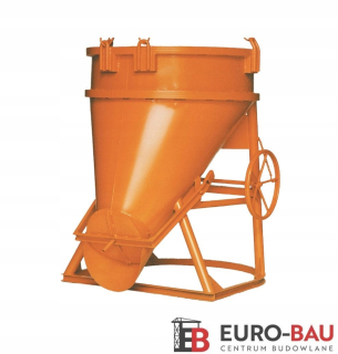 Bočný zdvih zásobníka betónu na silo vedro 600 L