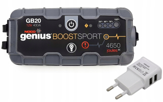 Autonabíjačka - Sada zosilňovača NOCO Boost GB20 500A + nabíjačka