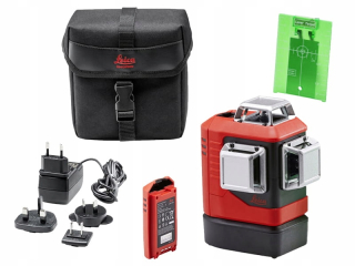 Krížový laser - Zelený krížový laser 3x360 ° Leica Lino L6GS