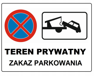 Zakázaná značka pre súkromnú oblasť, plech 60 × 40cm