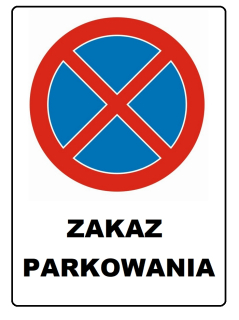 Zákaz parkovania B36 75 × 65cm Reflexný plech