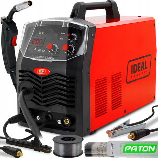 Poloautomatický zvárací stroj MIG/MAG, MMA Ideal 30-200 A 230 V