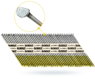 Krúžkové klince pozinkované 75mm x 2,8mm 34ks 2200ks DeWalt DNPT28R75G12Z