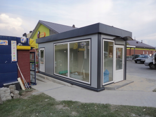 obchodný pavilón pavilóny kiosk garáž obchod kancelária