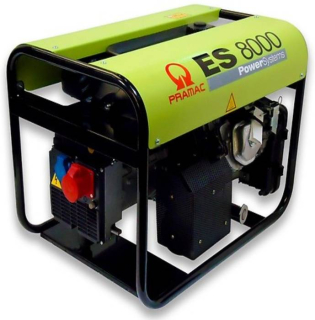 VÝKONOVÝ GENERÁTOR PRAMAC ES8000 AVR 400V 6,6KW