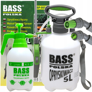 Postrekovač - Bass Poľsko Tlakový postrekovač 5L + HANDHELD 2L