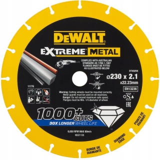DT40255 DIAMANTOVÝ DISK 230x22,2 NA OCEL