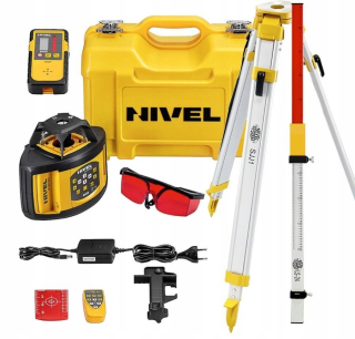 Nivelak - SADA SÚPRAVY LASEROVEJ ÚROVNEŇ IVEL SYSTÉM NL520