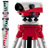 Nivelak - LEICA NA 724 Optická vodováha s tyčou a statívom