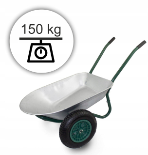 Záhradné konštrukčné koleso 100 l Max Zdvíhacie zariadenie 150 kg
