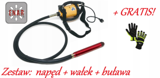 Betónový vibračný palcát Enar Dingo 40 mm, hriadeľ 5 m