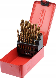 TItánové HSS VŔTAČKY DO KOVU VŔTAČKY 1-13mm 25 ks. 22340