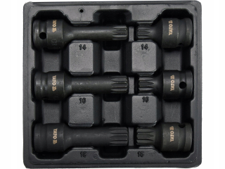 Sada 1/2" drážkových rázových kľúčov YT-10652 YATO